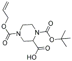 PIPERAZINE-1,2,4-TRICARBOXYLIC ACID 4-ALLYL ESTER 1-TERT-BUTYL ESTER Struktur