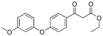 3-[4-(3-METHOXY-PHENOXY)-PHENYL]-3-OXO-PROPIONIC ACID ETHYL ESTER Struktur