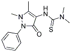 3-(1,5-DIMETHYL-3-OXO-2-PHENYL-2,3-DIHYDRO-1H-PYRAZOL-4-YL)-1,1-DIMETHYL-THIOUREA Struktur