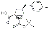 BOC-(R)-GAMMA-(4-METHYL-BENZYL)-L-PROLINE Struktur