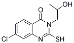 7-CHLORO-3-(2-HYDROXYPROPYL)-2-MERCAPTOQUINAZOLIN-4(3H)-ONE Struktur