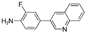 2-FLUORO-4-(3-QUINOLINYL)ANILINE Struktur