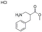 2-AMINOMETHYL-3-PHENYL-PROPIONIC ACID METHYL ESTER HYDROCHLORIDE Struktur