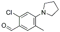 2-CHLORO-5-METHYL-4-PYRROLIDIN-1-YL-BENZALDEHYDE Struktur