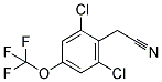 2,6-DICHLORO-4-(TRIFLUOROMETHOXY)PHENYLACETONITRILE Struktur