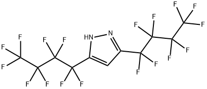 3,5-BIS(PERFLUOROBUTYL)PYRAZOLE Struktur