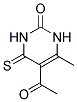 5-ACETYL-6-METHYL-4-THIOXO-3,4-DIHYDROPYRIMIDIN-2(1H)-ONE Struktur