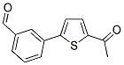 3-(5-ACETYL-2-THIENYL)BENZALDEHYDE Struktur