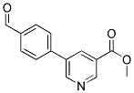 METHYL 5-(4-FORMYLPHENYL)NICOTINATE Struktur