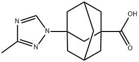 3-(3-METHYL-[1,2,4]TRIAZOL-1-YL)-ADAMANTANE-1-CARBOXYLIC ACID Struktur