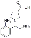 1-[2-AMINO-1-(2-AMINO-PHENYL)-ETHYL]-PYRROLIDINE-3-CARBOXYLIC ACID Struktur