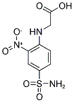 [[4-(AMINOSULFONYL)-2-NITROPHENYL]AMINO]ACETIC ACID Struktur