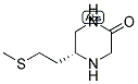 (R)-5-(2-METHYLSULFANYL-ETHYL)-PIPERAZIN-2-ONE Struktur