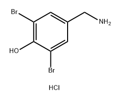 3,5-DIBROMO-4-HYDROXYBENZYLAMINE HYDROCHLORIDE Struktur