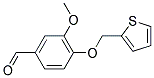 3-METHOXY-4-(THIEN-2-YLMETHOXY)BENZALDEHYDE Struktur