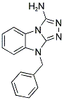 9-BENZYL-9H-BENZO[4,5]IMIDAZO[2,1-C][1,2,4]TRIAZOL-3-YLAMINE Struktur