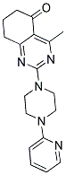 4-METHYL-2-(4-PYRIDIN-2-YLPIPERAZIN-1-YL)-7,8-DIHYDROQUINAZOLIN-5(6H)-ONE Struktur