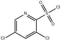 3,5-DICHLORO-PYRIDINE-2-SULFONYL CHLORIDE Struktur