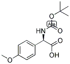 (R)-TERT-BUTOXYCARBONYLAMINO-(4-METHOXY-PHENYL)-ACETIC ACID Struktur