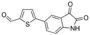 5-(2,3-DIOXO-2,3-DIHYDRO-1H-INDOL-5-YL)-2-THIOPHENE CARBALDEHYDE Struktur