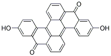 2,10-DIHYDROXY-DIBENZO[A,J]PERYLENE-8,16-DIONE Struktur