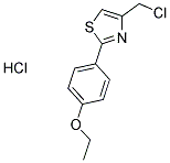 4-(CHLOROMETHYL)-2-(4-ETHOXYPHENYL)-1,3-THIAZOLE HYDROCHLORIDE Struktur