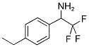 1-(4-ETHYL-PHENYL)-2,2,2-TRIFLUORO-ETHYLAMINE Struktur