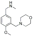 [4-METHOXY-3-(MORPHOLIN-4-YLMETHYL)BENZYL]METHYLAMINE Struktur