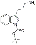 3-(3-AMINO-PROPYL)-INDOLE-1-CARBOXYLIC ACID TERT-BUTYL ESTER Struktur