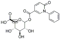 1-O-(5-CARBOXY-N-PHENYL-2-1H-PYRIDONE)-D-GLUCURONIC ACID Struktur