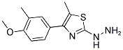 [4-(4-METHOXY-3-METHYL-PHENYL)-5-METHYL-THIAZOL-2-YL]-HYDRAZINE Struktur