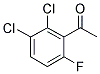 2',3'-DICHLORO-6'-FLUOROACETOPHENONE Struktur