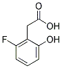 2-HYDROXY-6-FLUOROBENZOACETIC ACID Struktur