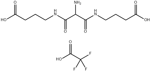 AMINOMALONIC ACID BIS(4-AMINOBUTYRIC ACID)AMIDE, TRIFLUOROACETIC ACID SALT Struktur