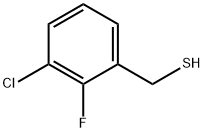 3-CHLORO-2-FLUOROBENZYL MERCAPTAN Struktur