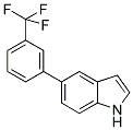 5-[3-(TRIFLUOROMETHYL)PHENYL]-1H-INDOLE Struktur