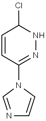 6-CHLORO-3-IMIDAZOL-1-YL-1,6-DIHYDRO-PYRIDAZINE Struktur