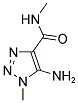 5-AMINO-N,1-DIMETHYL-1H-1,2,3-TRIAZOLE-4-CARBOXAMIDE Struktur