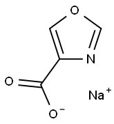 SODIUM, OXAZOLE-4-CARBOXYLATE Struktur