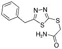 2-[(5-BENZYL-1,3,4-THIADIAZOL-2-YL)SULFANYL]ACETAMIDE Struktur