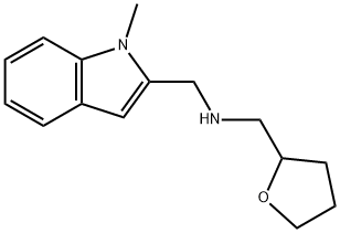 [(1-METHYL-1H-INDOL-2-YL)METHYL](TETRAHYDRO-FURAN-2-YLMETHYL)AMINE Struktur