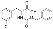 CBZ-DL-3-CHLOROPHENYLALANINE Struktur