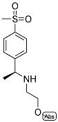 (S)-N-(2-METHOXYETHYL)-1-(4-(METHYLSULFONYL)PHENYL)ETHANAMINE Struktur