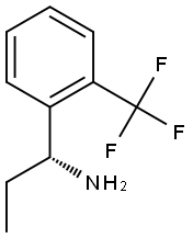 (R)-1-(2-(TRIFLUOROMETHYL)PHENYL)PROPAN-1-AMINE Struktur