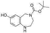 4-BOC-7-HYDROXY-2,3,4,5-TETRAHYDRO-1H-BENZO[E][1,4]DIAZEPINE Struktur