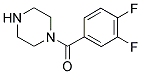 1-(3,4-DIFLUOROBENZOYL)PIPERAZINE Struktur