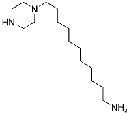 1-(11-AMINOUNDECYL)PIPERAZINE Struktur