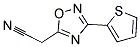 (3-THIEN-2-YL-1,2,4-OXADIAZOL-5-YL)ACETONITRILE Struktur