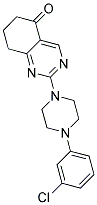 2-[4-(3-CHLOROPHENYL)PIPERAZIN-1-YL]-7,8-DIHYDROQUINAZOLIN-5(6H)-ONE Struktur