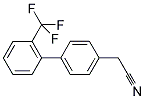 [2'-(TRIFLUOROMETHYL)[1,1'-BIPHENYL]-4-YL]ACETONITRILE Struktur